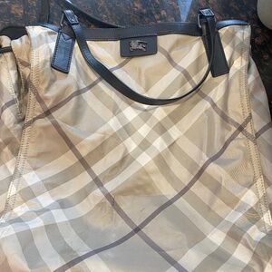Burberry Buckleigh Nylon Tote